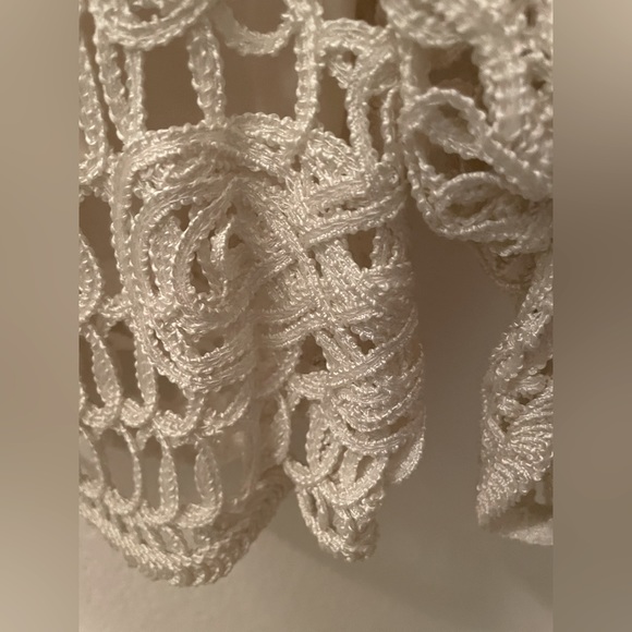 Dialogue lace‎ like macrame style lined jacket SzL - Picture 8 of 10
